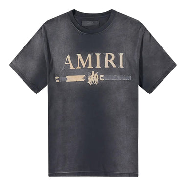 AMIRI- Logo Bar-Print T-Shirt - BLACK