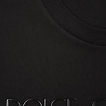 D&G ROUND-NECK T-SHIRT WITH DOLCE&GABBANA PRINT - Black